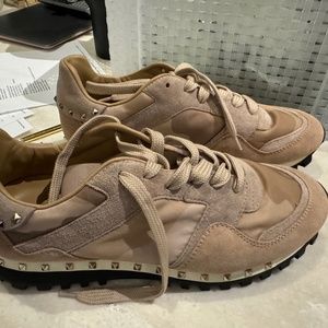 Valentino Rockstud pink camo sneakers - size 39